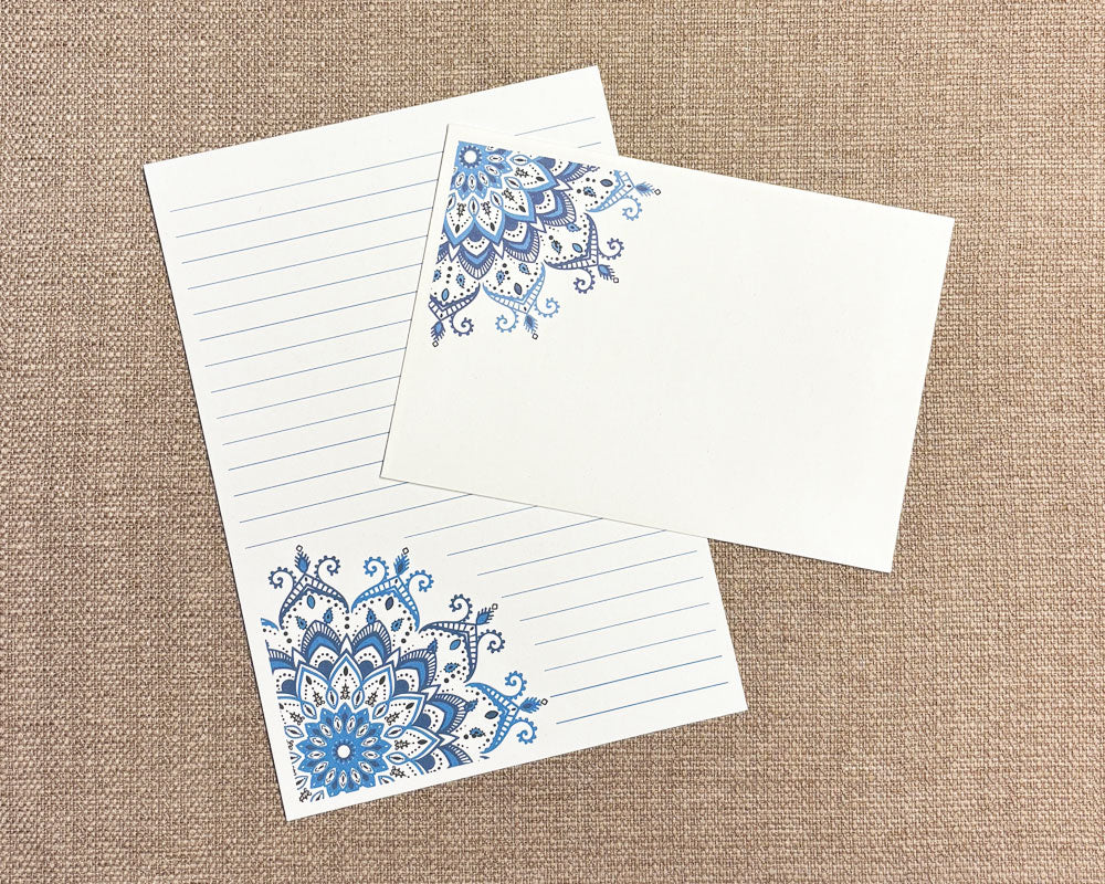 Letter Writing Set - Blue