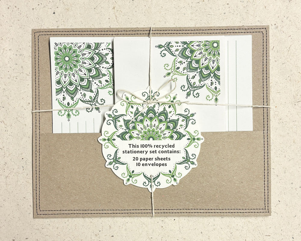 Letter Writing Set - Green
