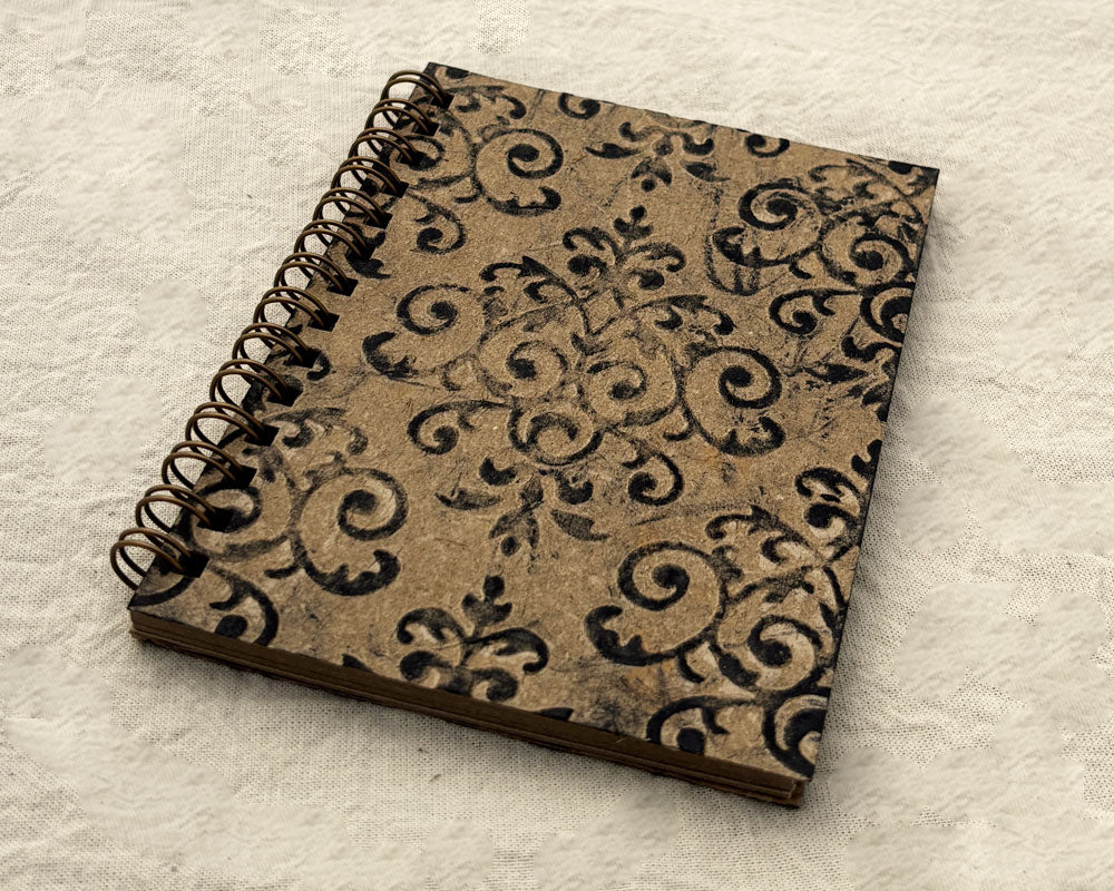 Small embossed notebook - Tan