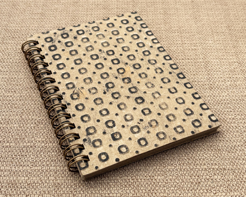 Small embossed notebook - Tan