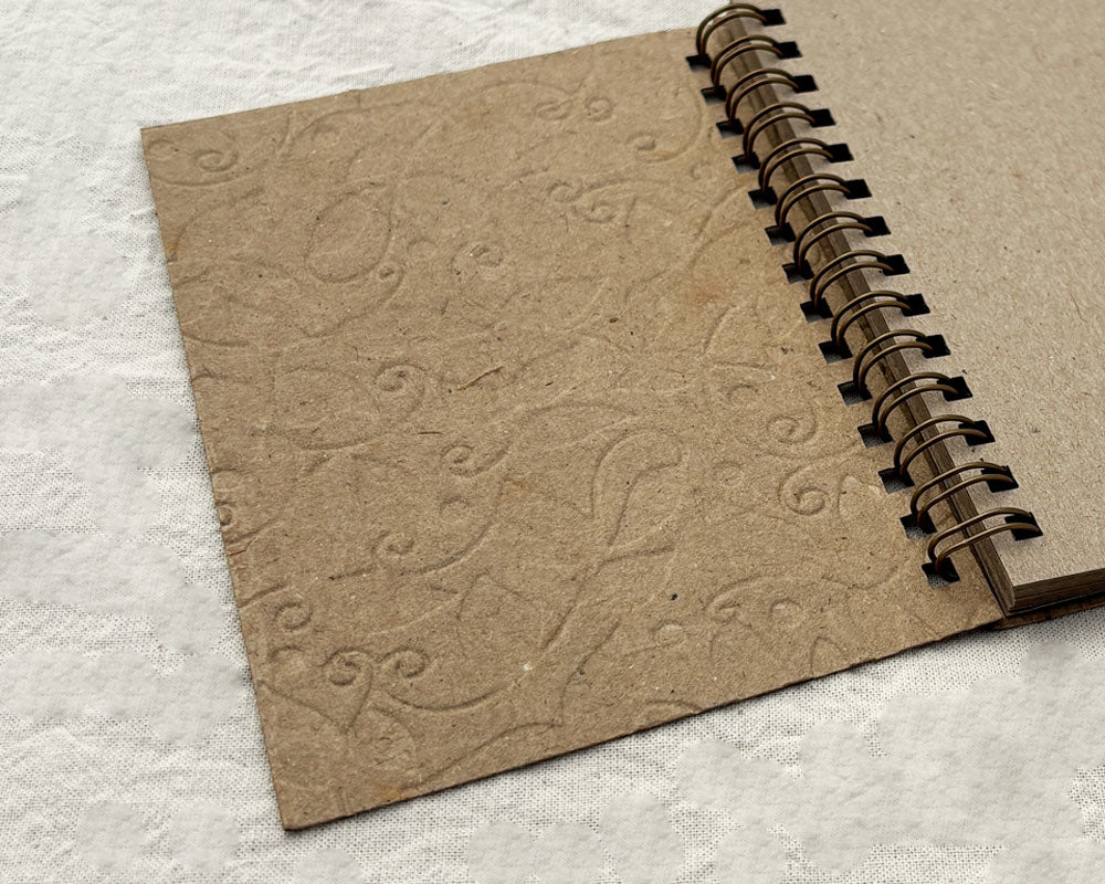 Small embossed notebook - Tan
