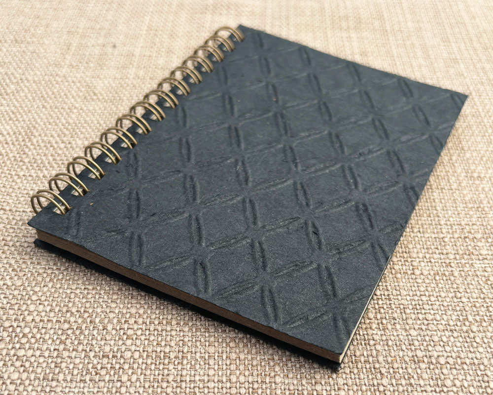 Small embossed notebook - Black