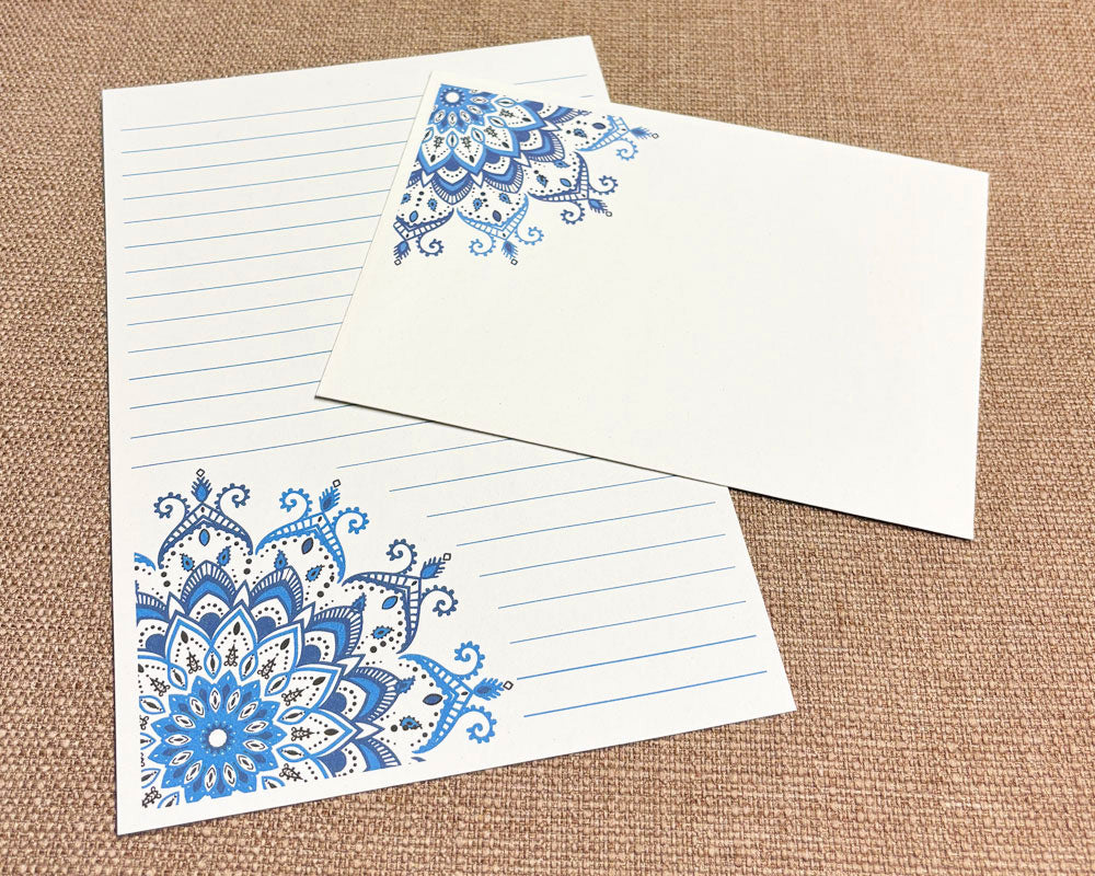 Letter Writing Set - Blue