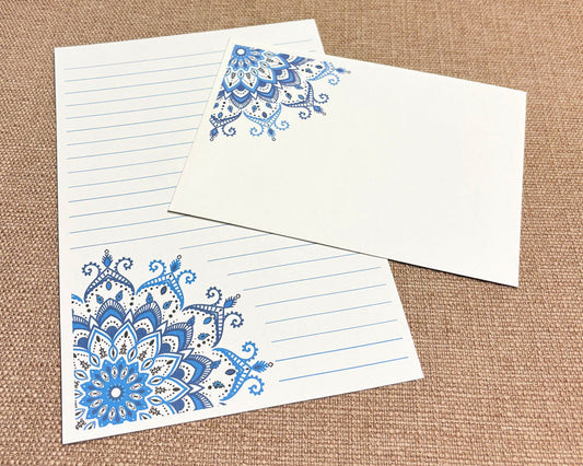 Letter Writing Set - Blue
