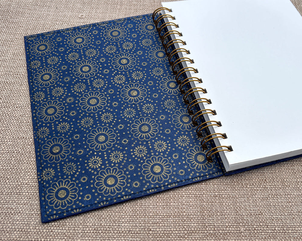 A5 Notebook Blue Daisy