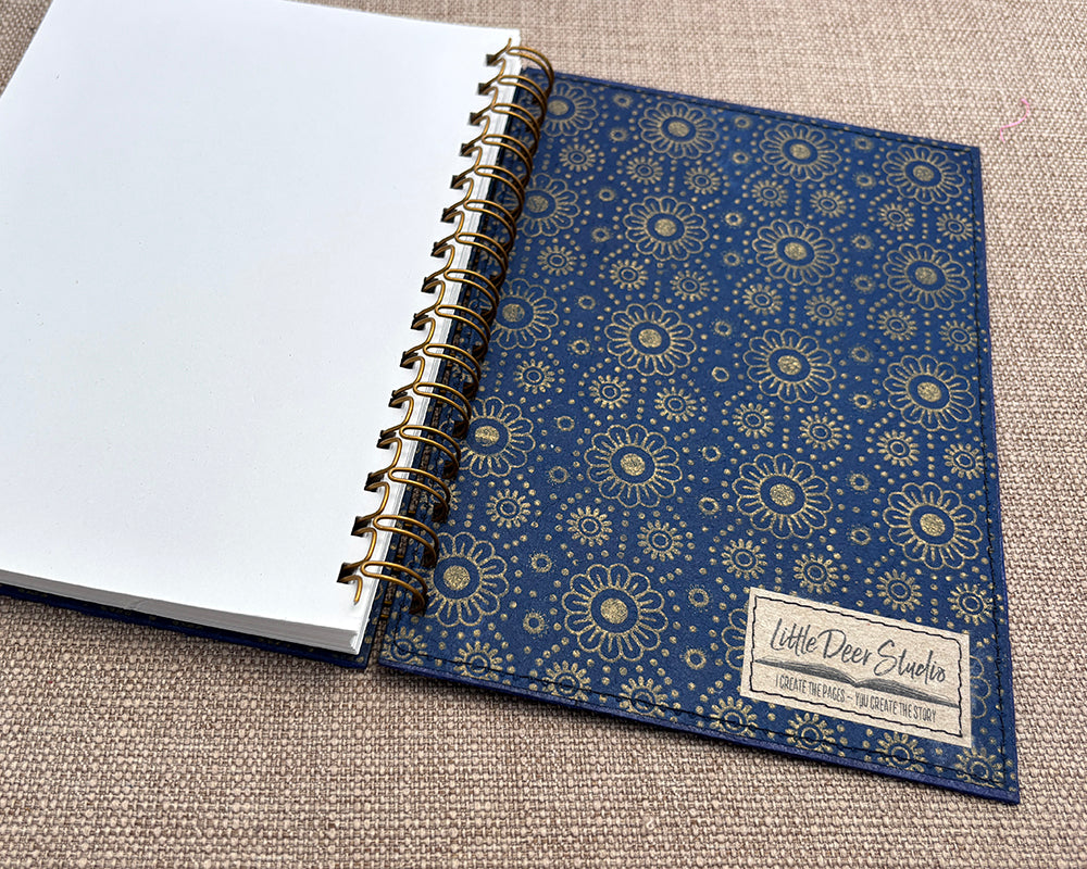 A5 Notebook Blue Daisy