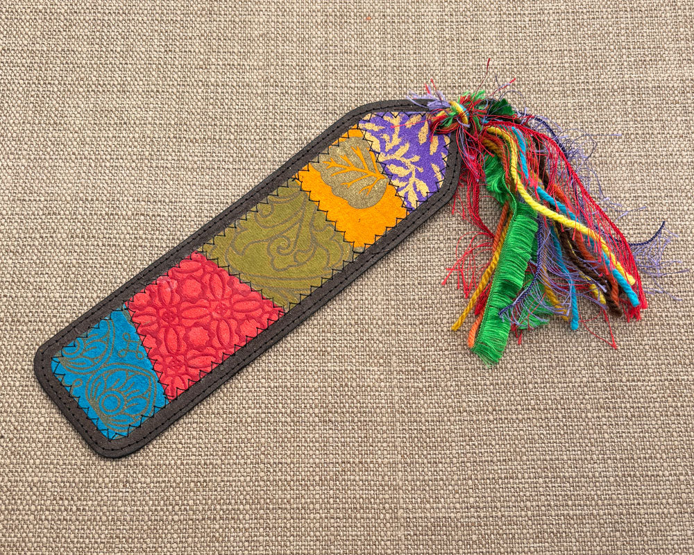 Patchwork bookmark - Multicoloured
