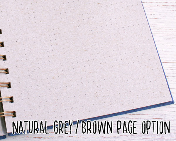 A5 Patchwork Notebook Blue