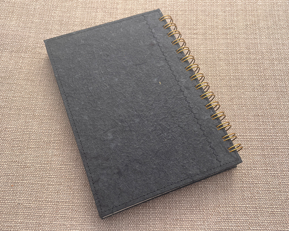 A5 Patchwork Notebook Red & Black