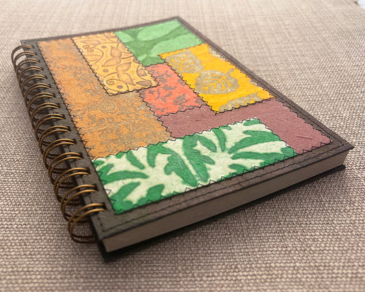 A5 Patchwork Notebook Jungle