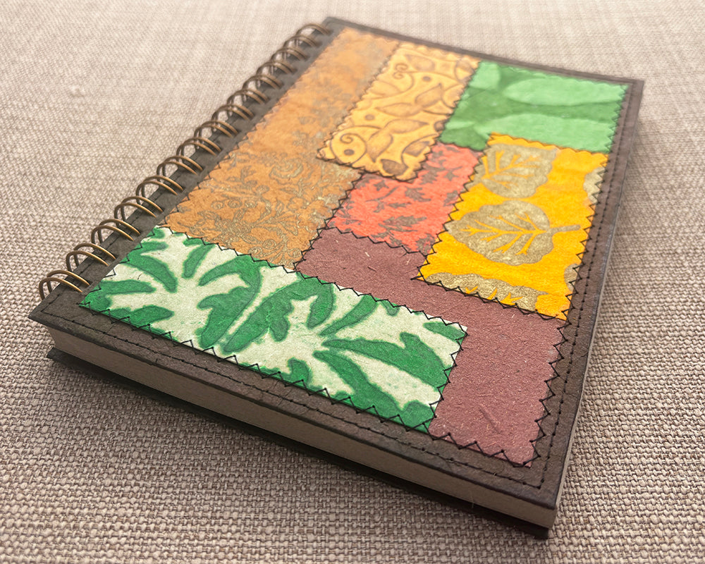 A5 Patchwork Notebook Jungle