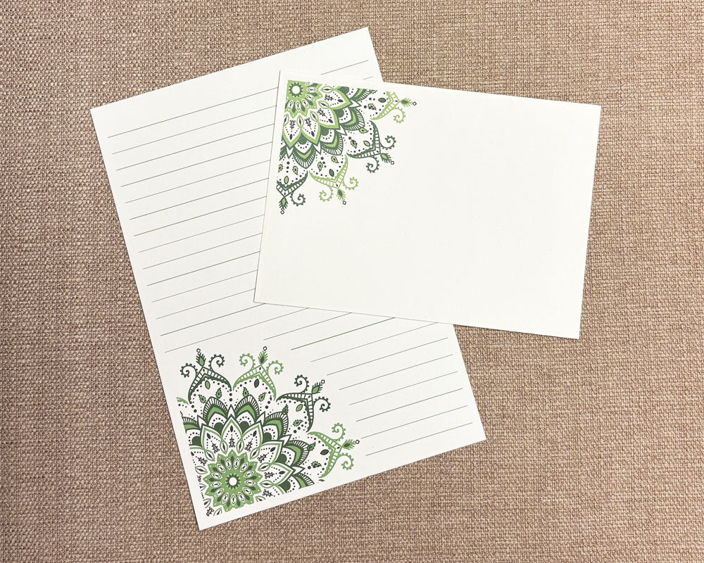 Letter Writing Set - Green