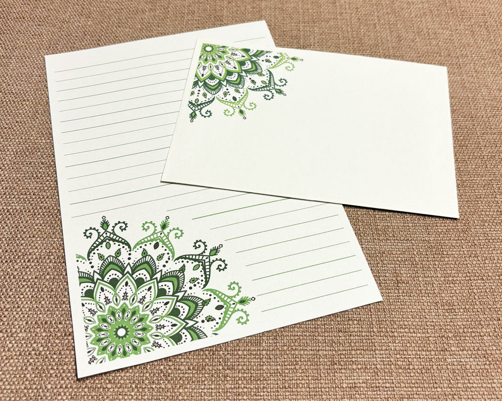 Letter Writing Set - Green