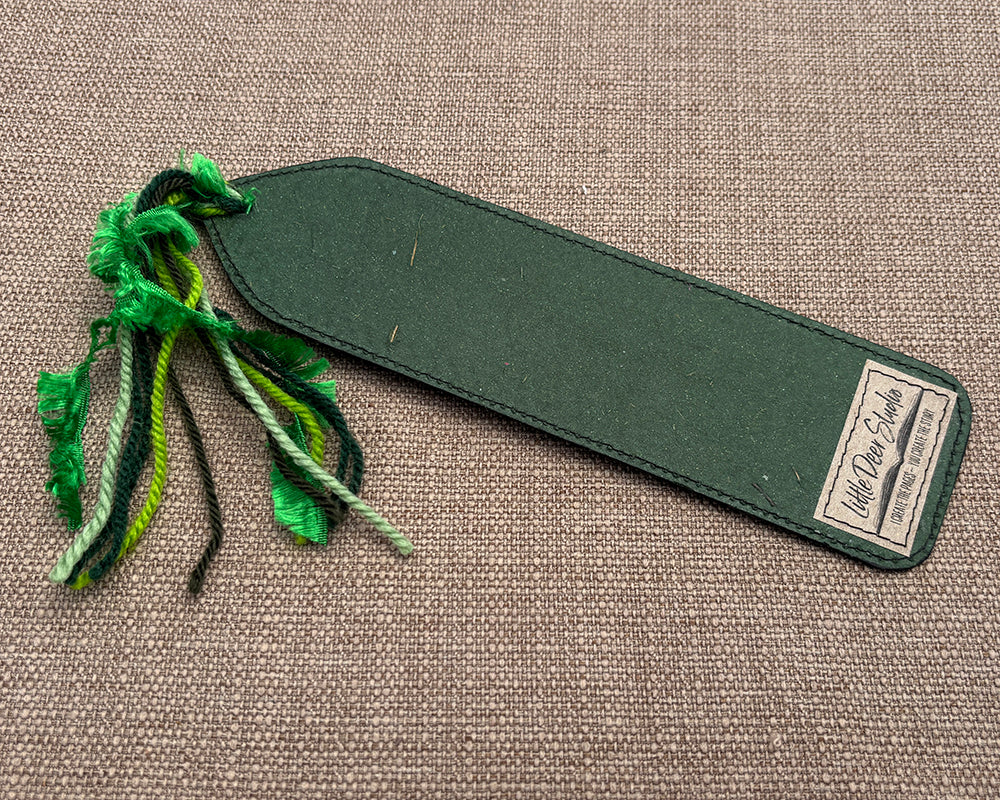 Patchwork Bookmark - Green