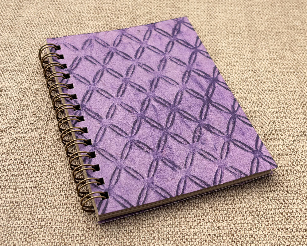 Small embossed notebook - Lavender