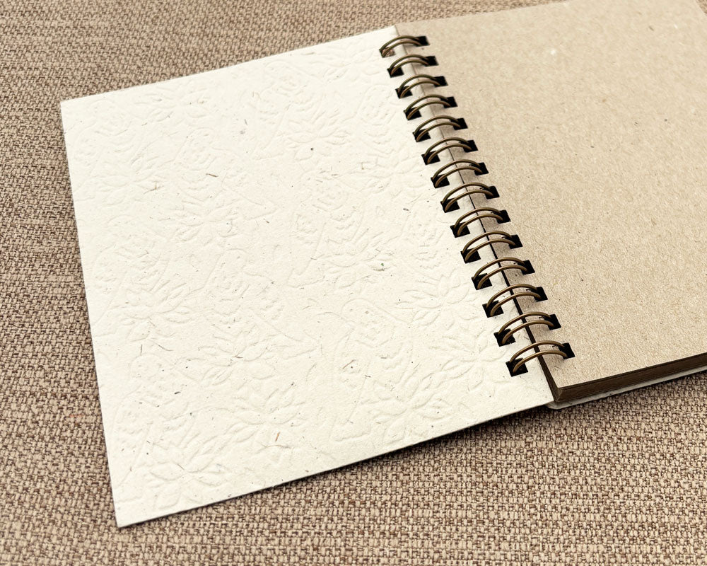 Small embossed notebook - Lemon