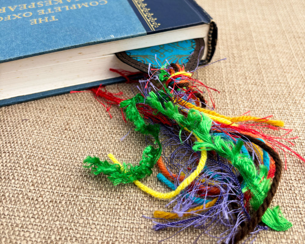 Patchwork bookmark - Multicoloured