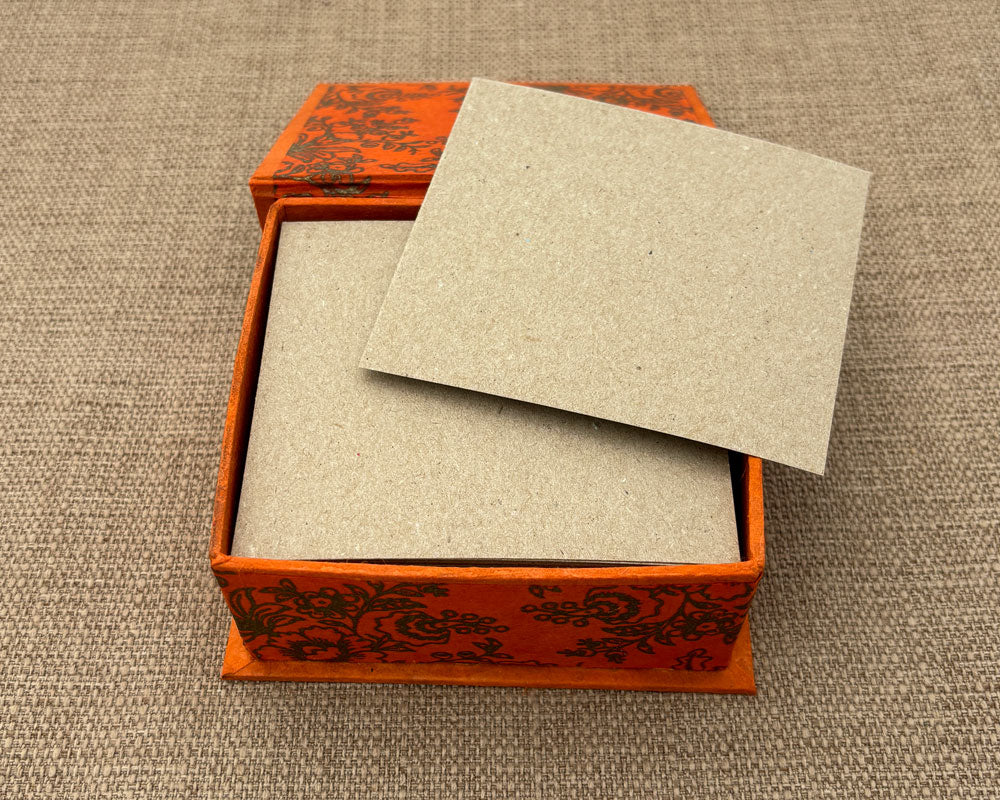 Notebox - Orange Floral