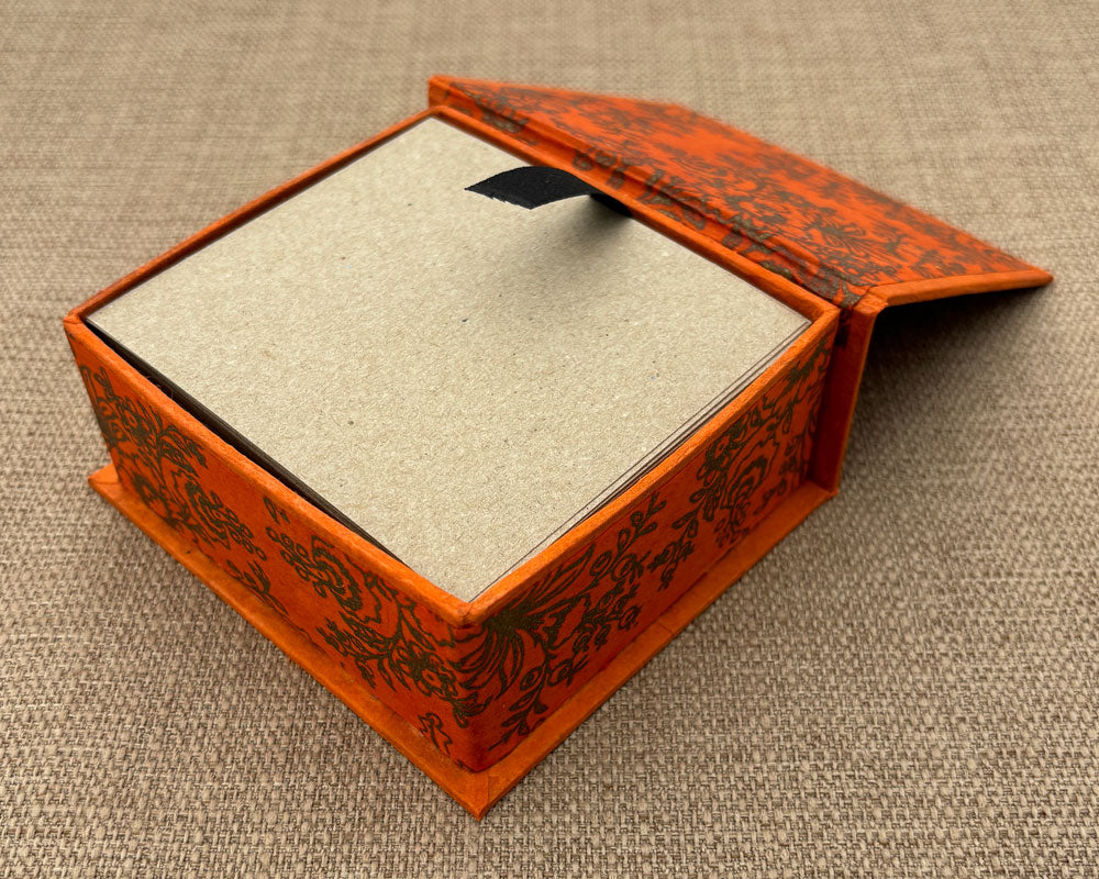 Notebox - Orange Floral