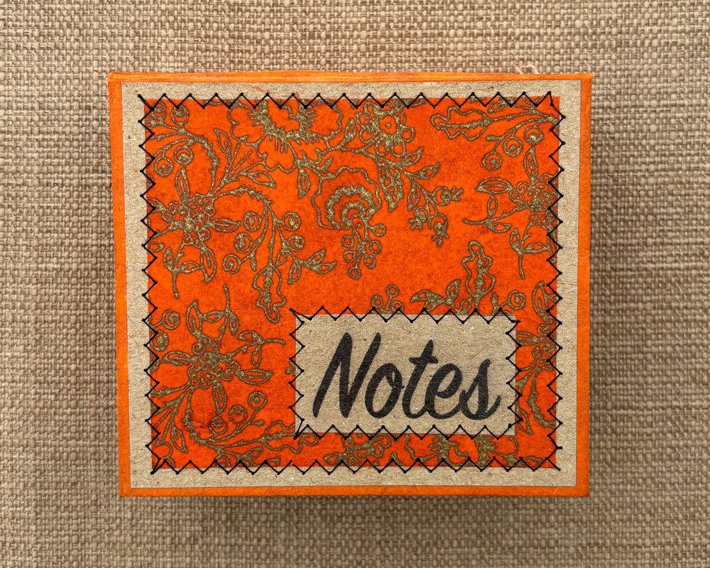 Notebox - Orange Floral