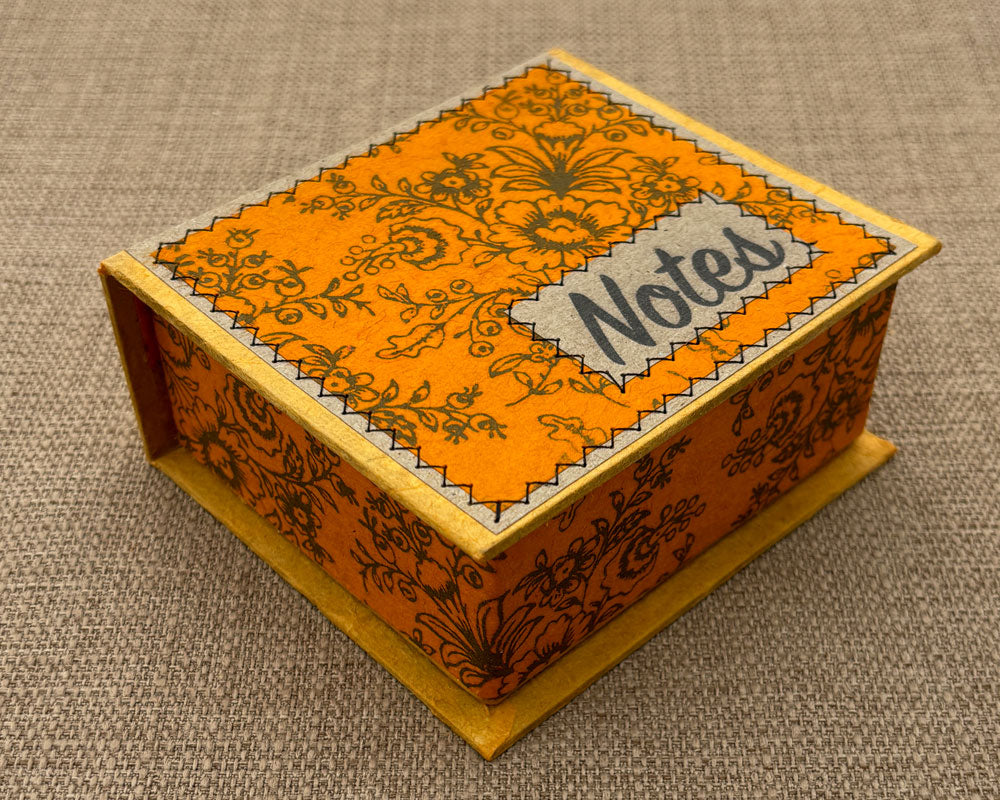 Notebox - Yellow Floral