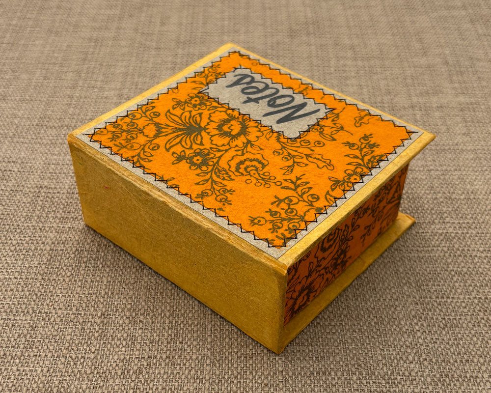 Notebox - Yellow Floral