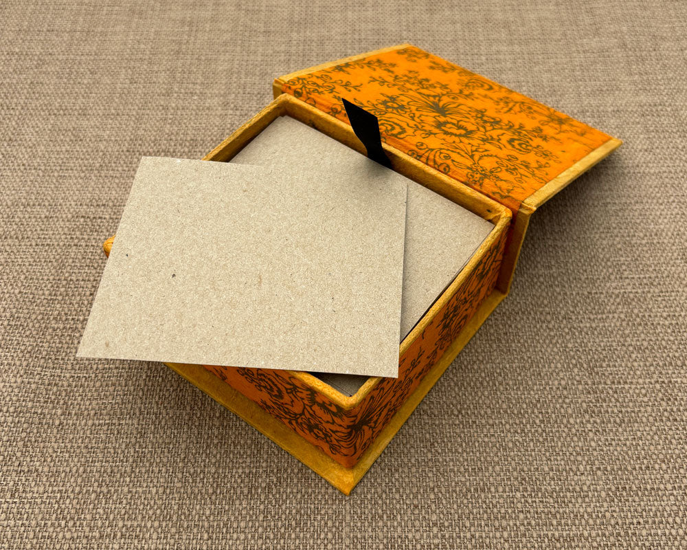 Notebox - Yellow Floral