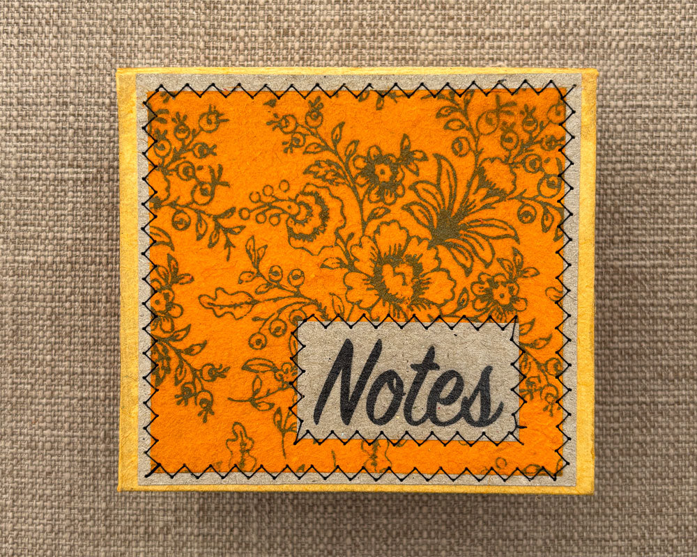 Notebox - Yellow Floral