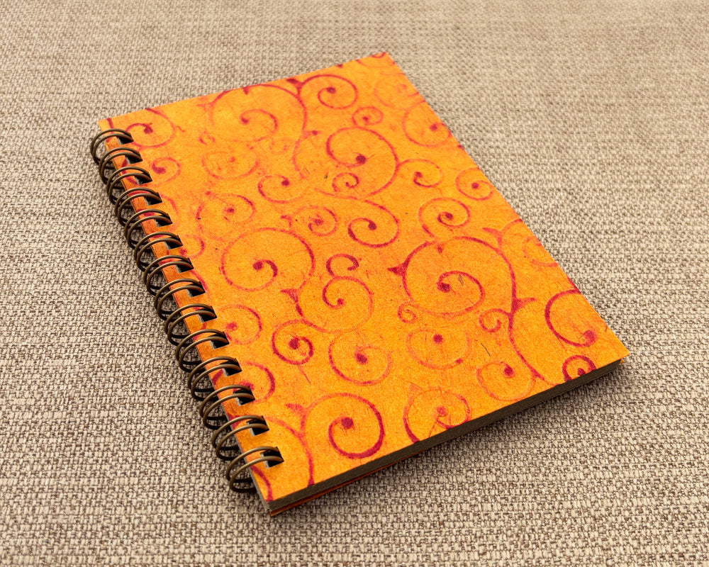 Small embossed notebook - Golden Yellow