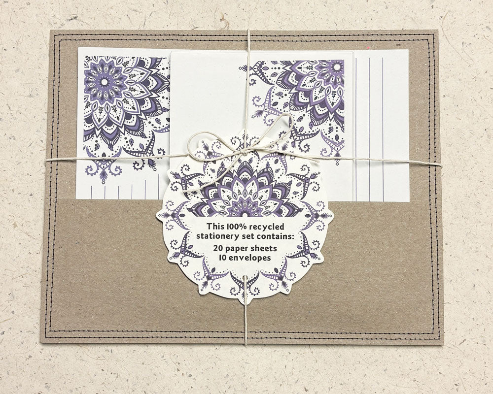 Letter Writing Set - Purple