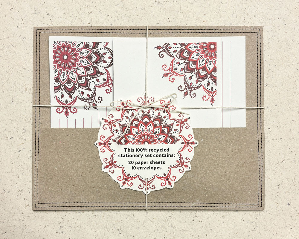 Letter Writing Set - Red