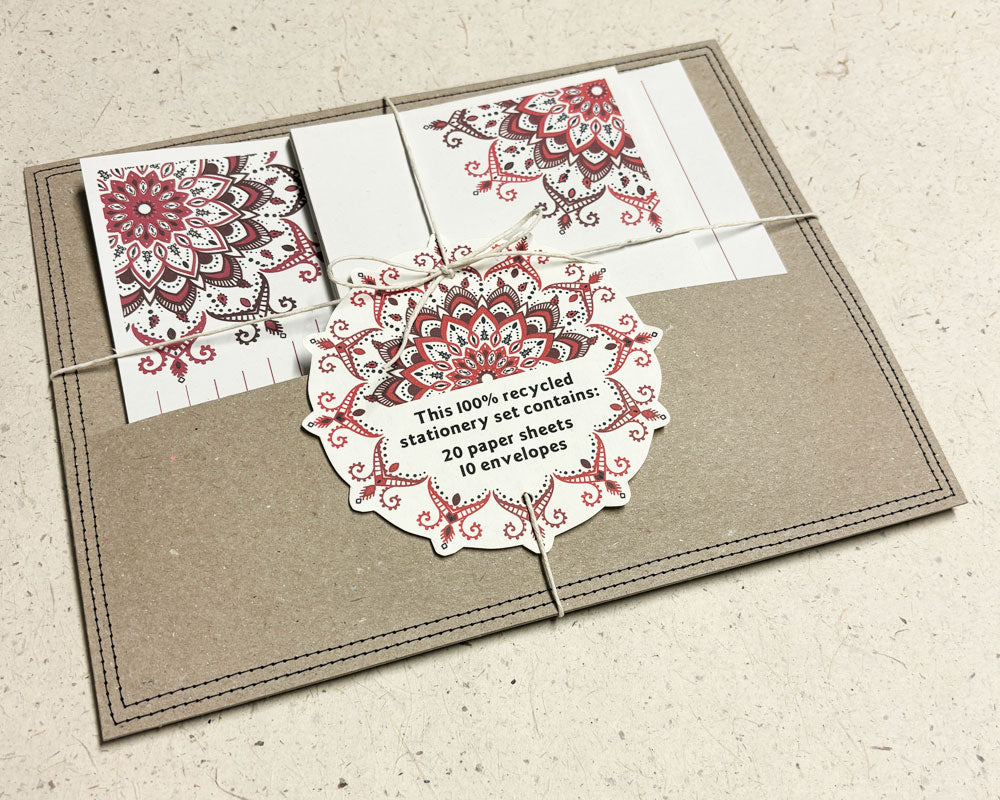Letter Writing Set - Red