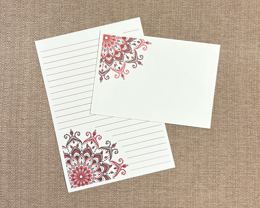 Letter Writing Set - Red