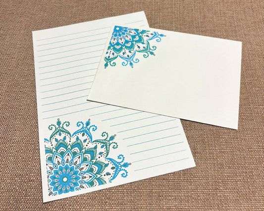 Letter Writing Set - Turquoise