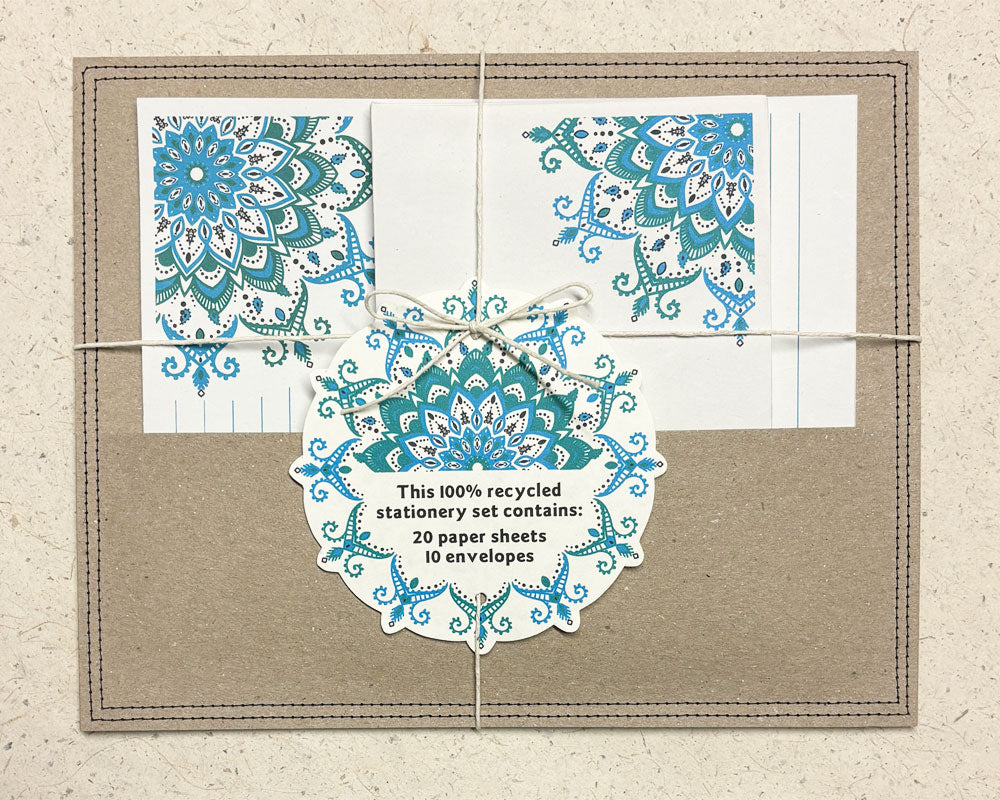 Letter Writing Set - Turquoise