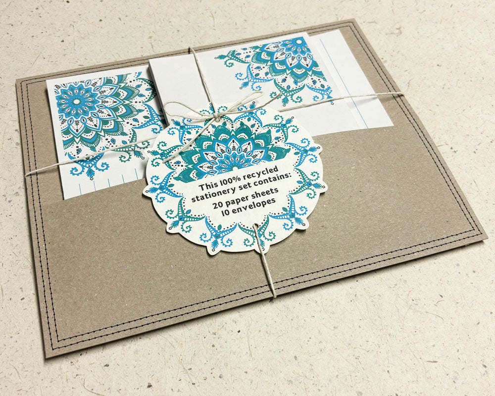 Letter Writing Set - Turquoise