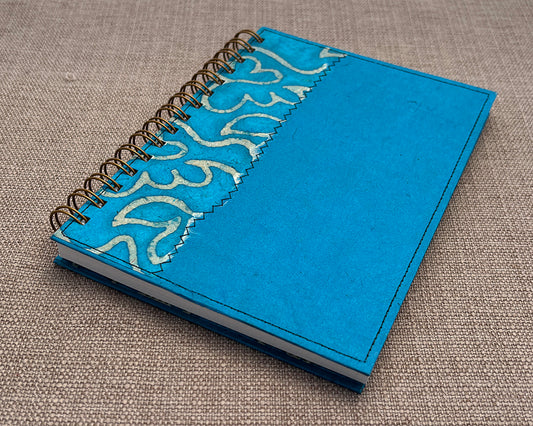 A5 Notebook Turquoise Wax