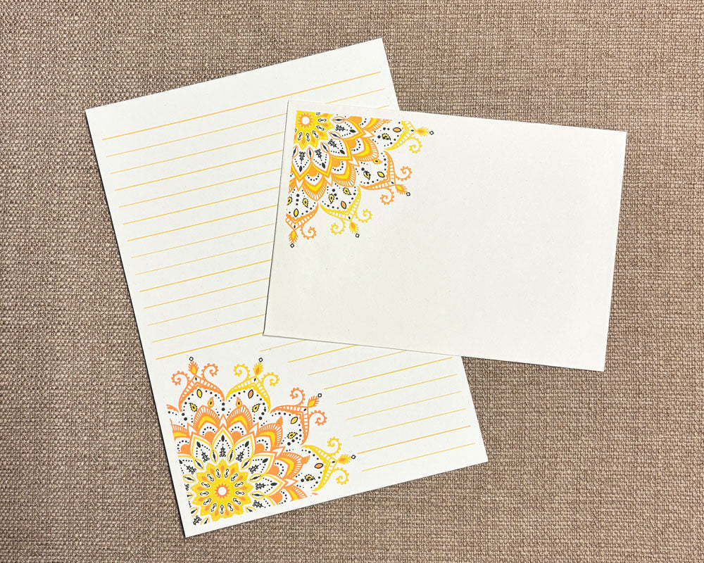 Letter Writing Set - Yellow