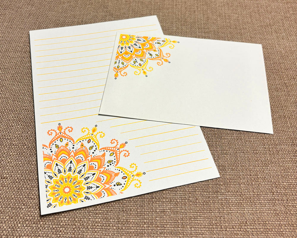 Letter Writing Set - Yellow