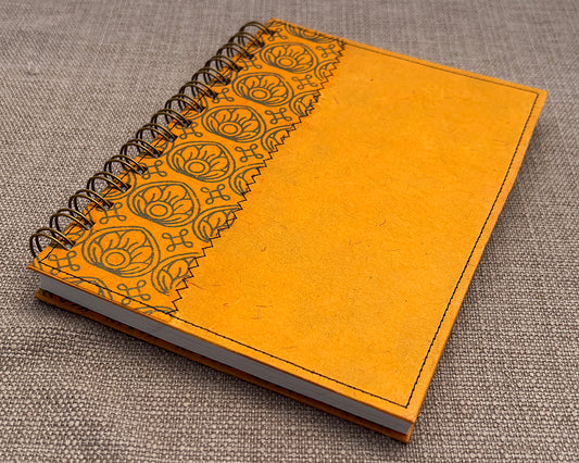 A5 Notebook Golden Lotus