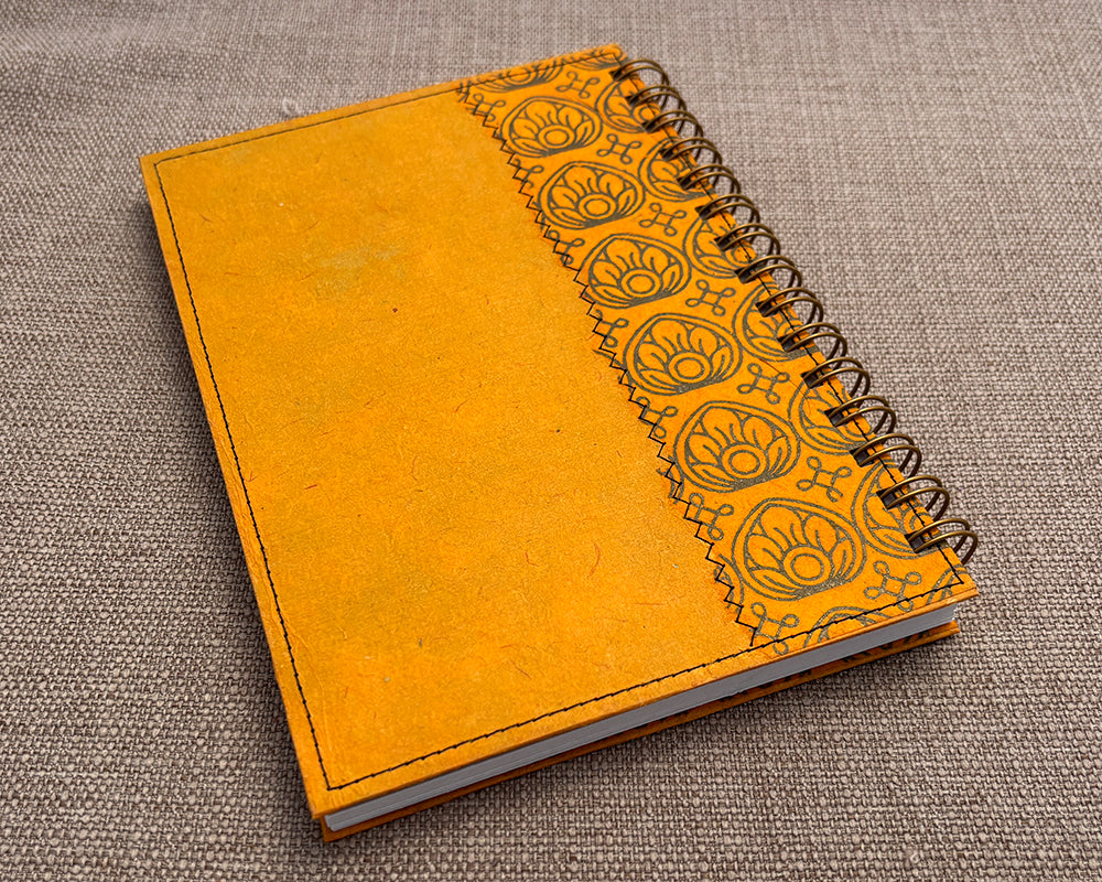 A5 Notebook Golden Lotus