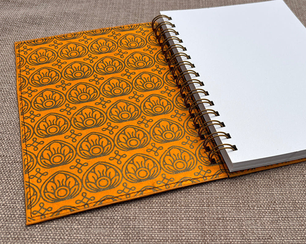 A5 Notebook Golden Lotus