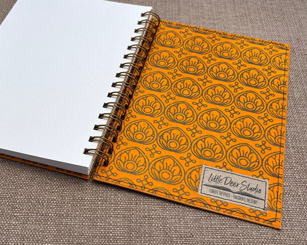 A5 Notebook Golden Lotus